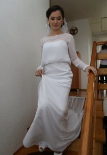 Pani Karolina w sukni z kolekcji Agnes Bridal Dream - model 11763